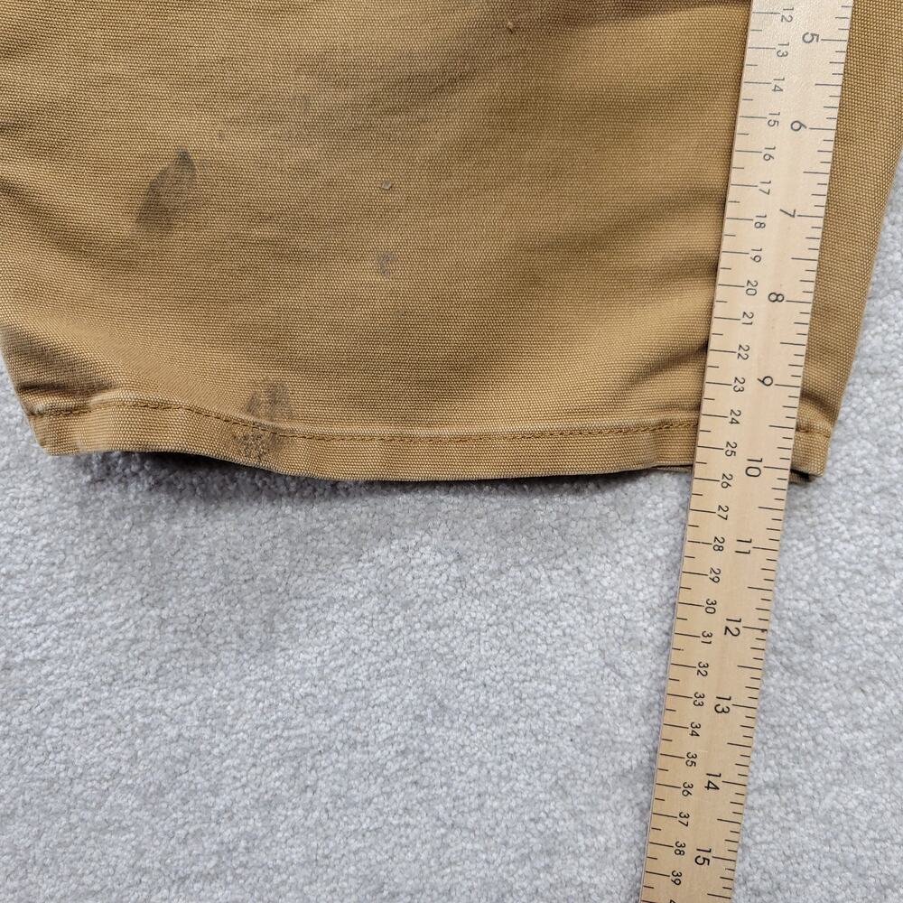Dickies Flex Work Shorts Mens 32 Brown Carpenter Utility Stretch Canvas - Picture 6 of 9